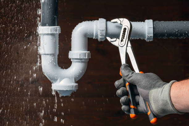 Professional Emergency Plumber technician working in Dalbo, MN